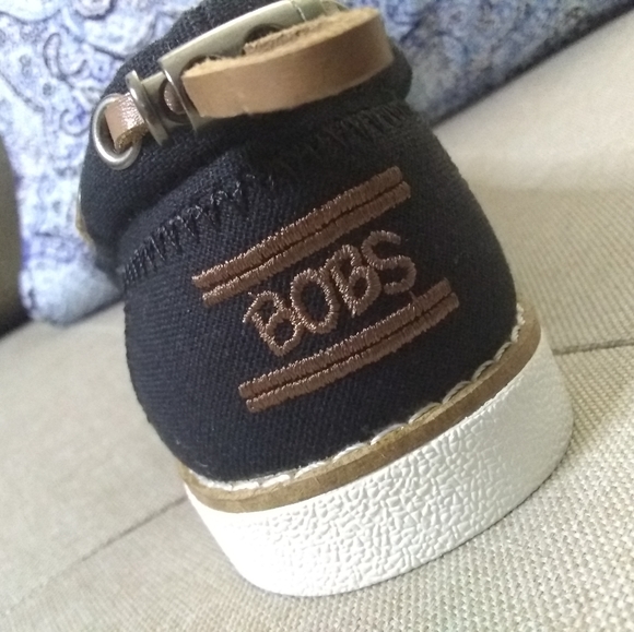 Skechers BOBS Chill Luxe-Ballet Skimmer shoes black NWOT - Picture 4 of 9